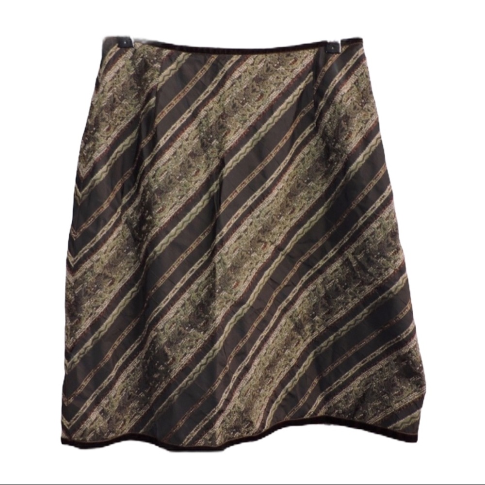 J Jill Knee Length A Line Skirt Size 10P